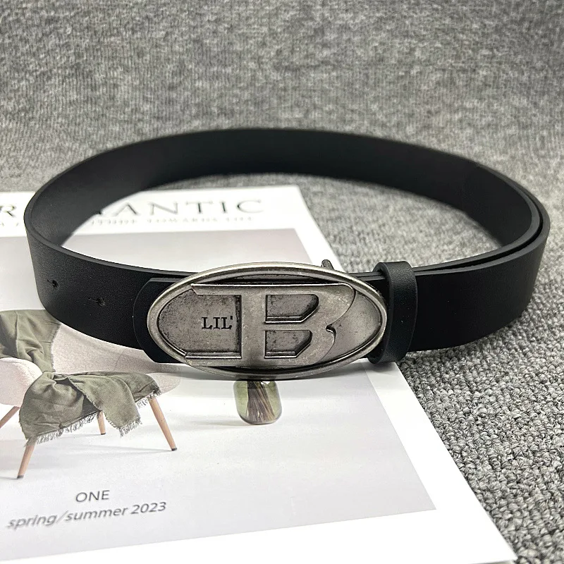 حزام نسائي ريترو جديد النسخة الكورية حزام PU سراويل عمل ضيقة للسيدات حزام جينز بسيط ومتعدد الاستخدامات للنساء