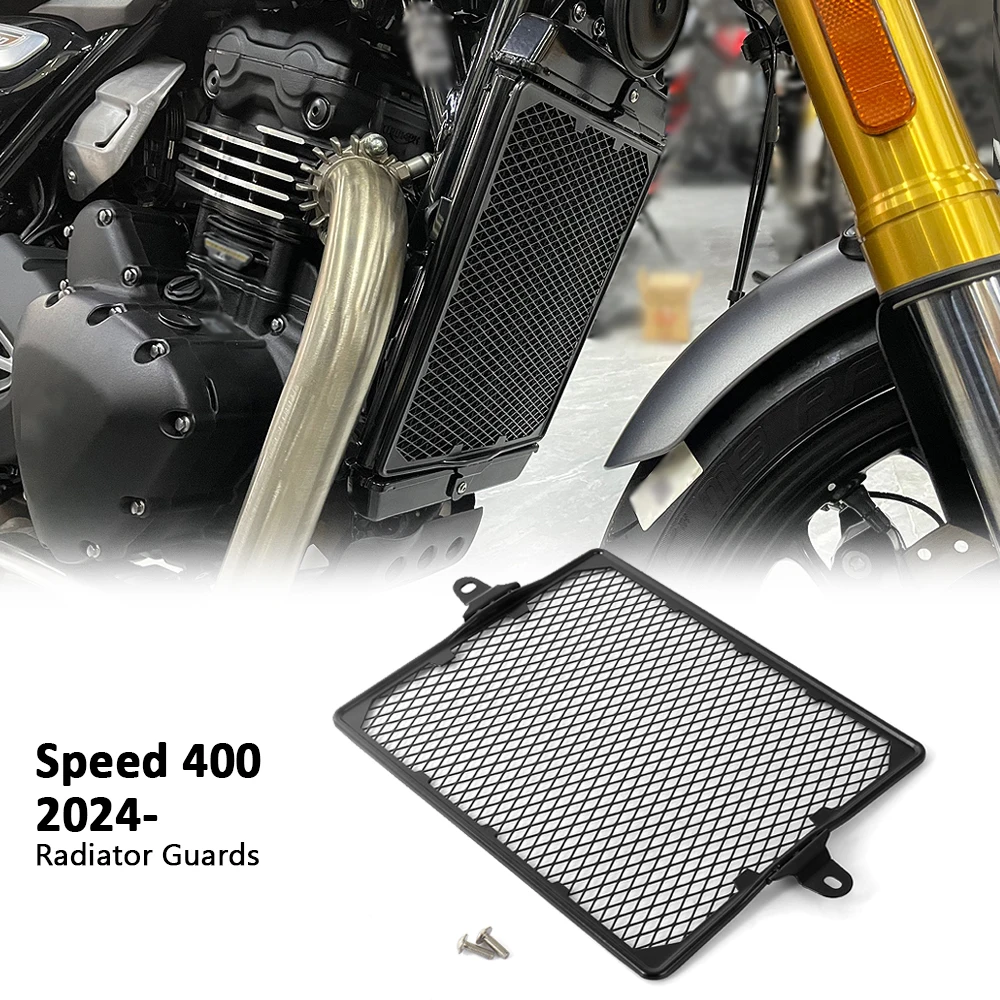 Motorcycle Radiator Grille Guard Protector Cover SPEED 400 Oil Cooler Guard For Speed 400 Speed400 2024 2025