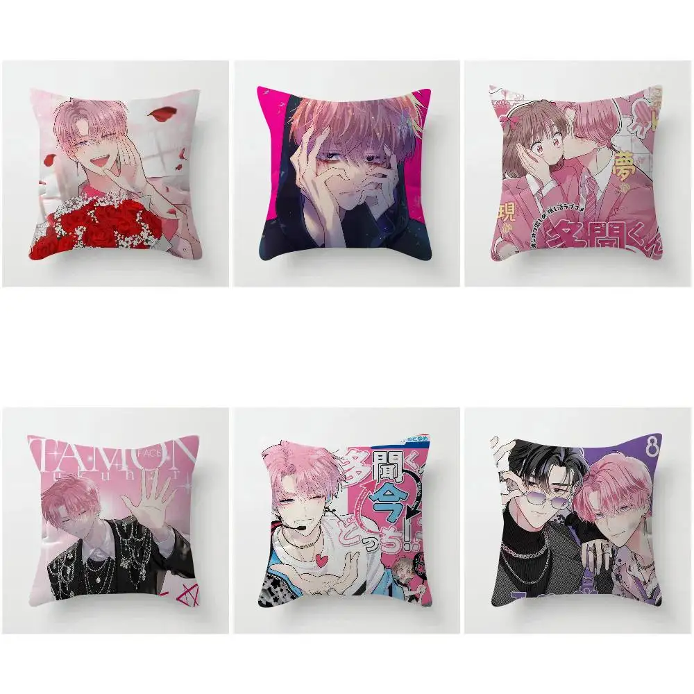 Cartoon Anime T-Tamons B-Side Manga Kissenbezug, Kissenhülle, Polsterung, Sofa, Dekokissen, Heimdekoration, Kissenbezug