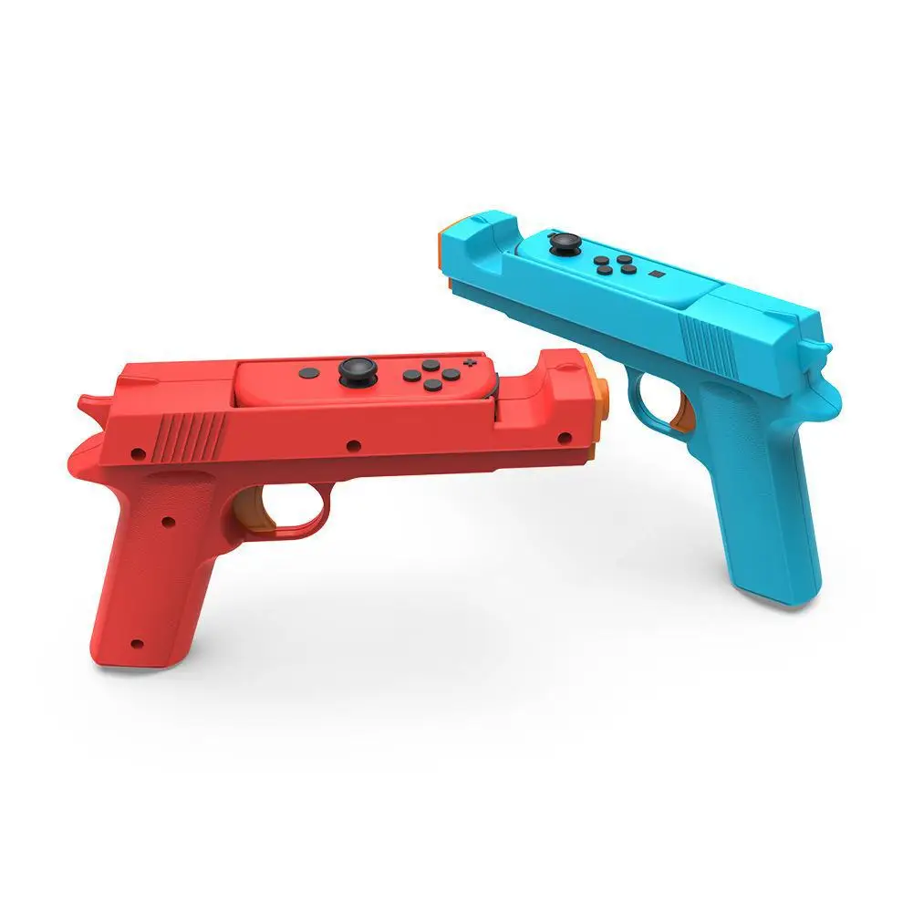 ใหม่เกมยิงปืนControllerใช้งานร่วมกับสวิทช์/สวิทช์OLED Joy-Con Hand Gripเพิ่มประสบการณ์เกมสําหรับการถ่ายภาพE3D5