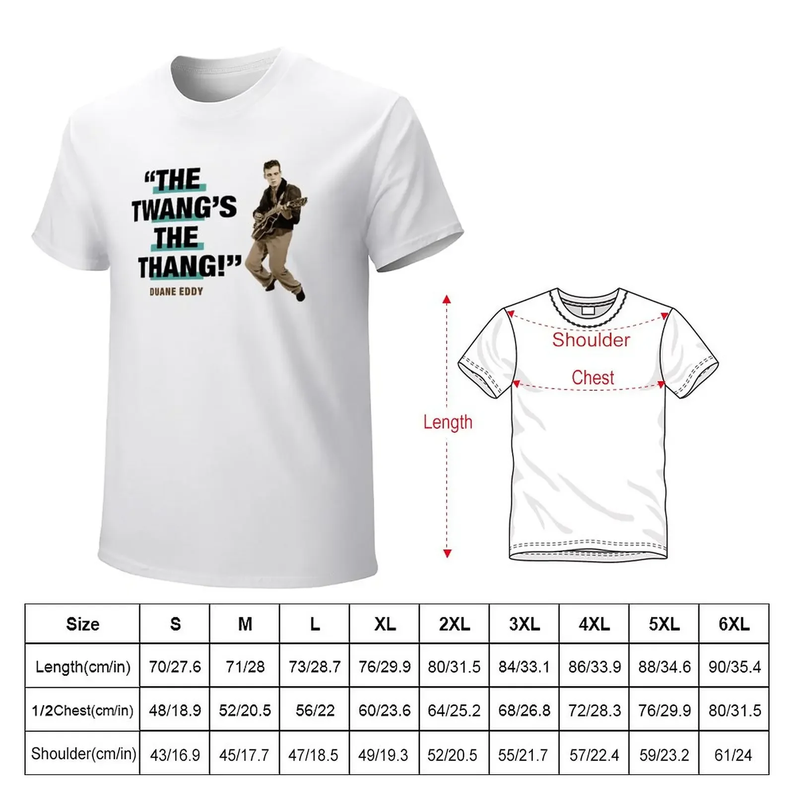 Duane Eddy Quote:The Twang's The Thang! T-Shirt Blouse boys whites t shirt men