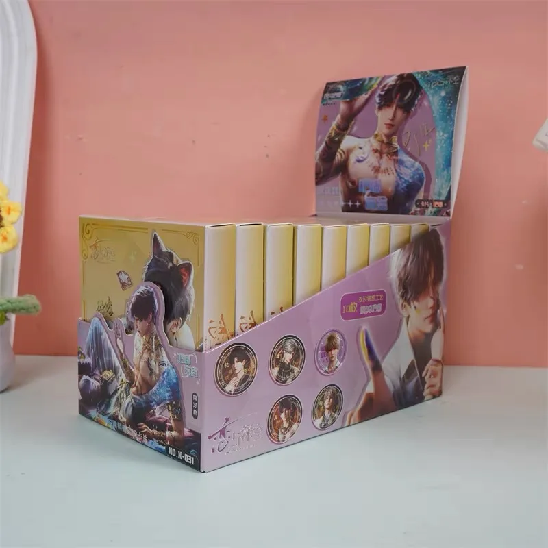 Vendita calda Love And Deep Space Blind Box 75mm Doppio flash Badge Blind Draw Bag Guzi Anime Regalo periferico