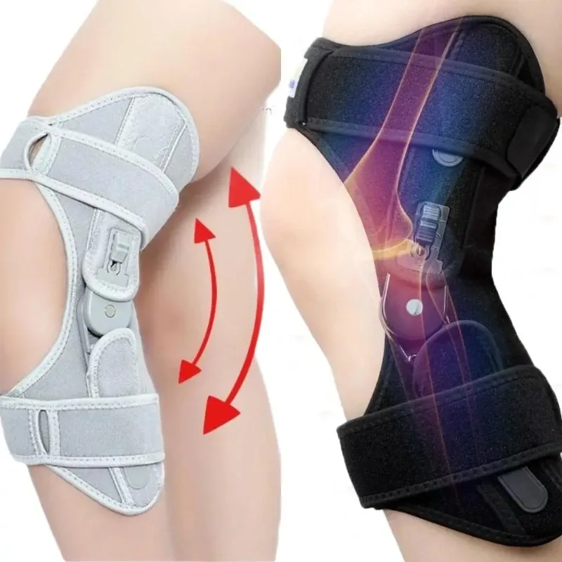 New with Powerful Rebound Springs Knee Assistive Device Non-Slip Breathable Knee Protection Booster Adjustable Spring Stabilizer