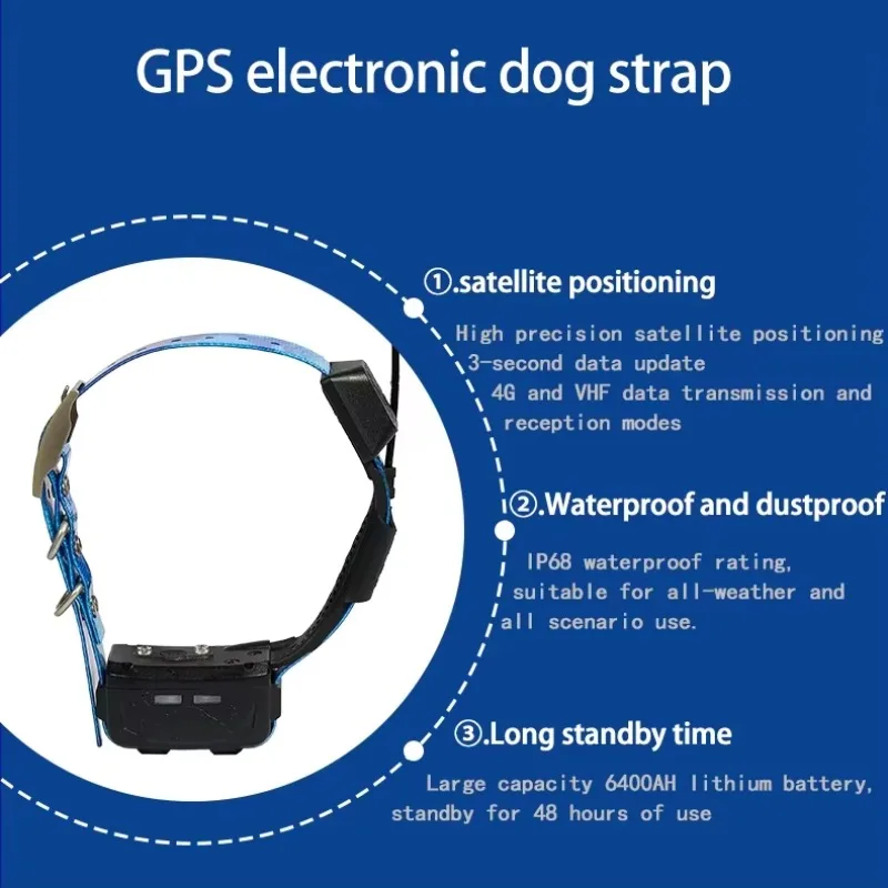 ESEEK ArcticTech Pioneer GPS Pet Tracker Android 4G Navigator VHF Redundancy 15KM Operation ABS Material GPS GSM Positioning