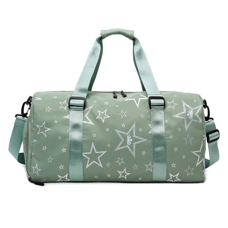 Bolso grande Oxford con patrón de estrellas para mujer, bolsa de viaje ligera, ideal para gimnasio, 6 colores