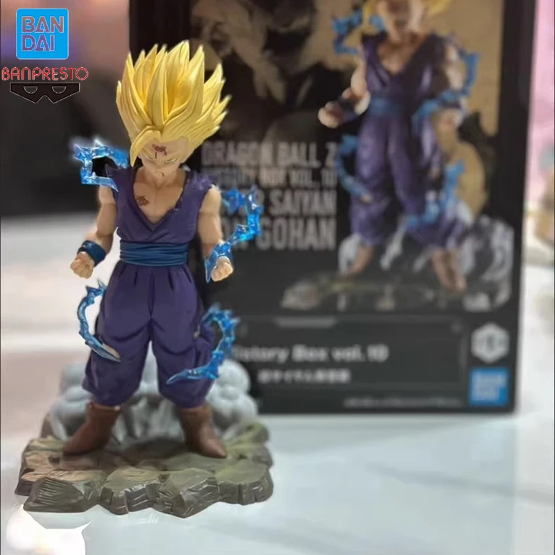 

In Stock Original Bandai Banpresto Dragon Ball Z History Box Son Gohan Anime Action Figures Model Collections Decoration Gift