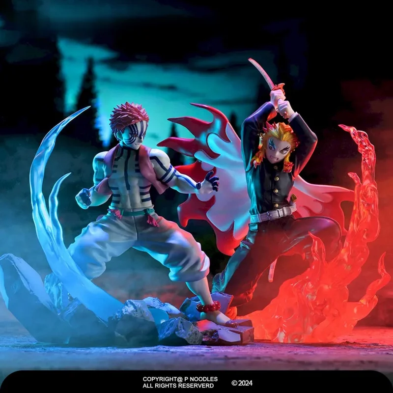 

Genuine Anime Demon Slayer Action Figure Akaza Rengoku Kyoujurou Gk Model Decoration Sculpture Doll Figures Collection Gifts Toy