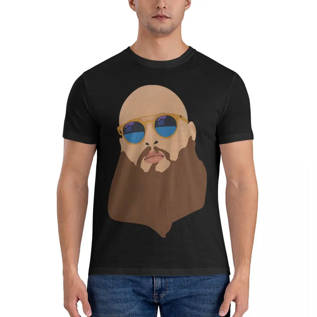 Action Men T Shirt Bronson Unique Tee Shirt Short Sleeve Crew Neck T-Shirts 100% Cotton Party Clothing