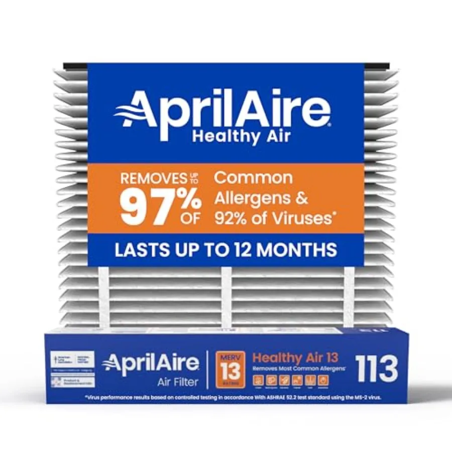 

1 Replacement Filter for Whole House Purifiers - MERV Home Allergy 16x20x4 Air Filter Pack of 1