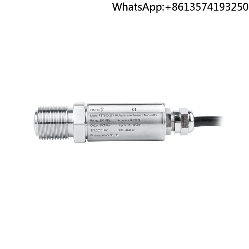 FST800-213 750 1000 bar to 8000 bar Vacuum Gauge Medical High Pressure Sensor