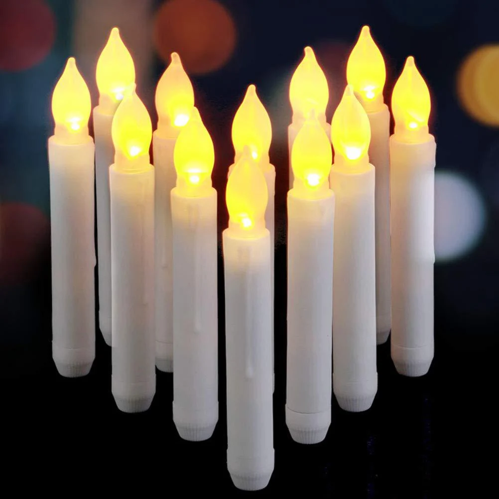 

6pcs LED Candles Flickering Warm Light Decorative Flameless Smokeless Lights Home Window Display LED Lighting