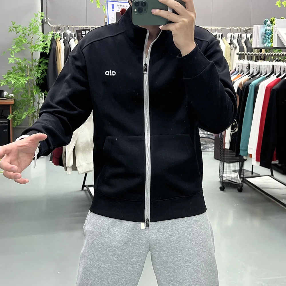 Men's Cardigan Sweatshirt Sport Inspired Trend European Streetwear Brand Embroidered Letter Loose Outerwear Couple Top Clothing