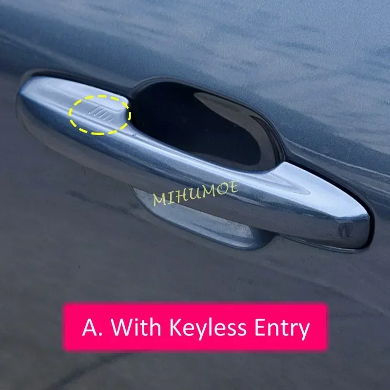 Chrome Deurgreep Cover Protector Voor 2020 2021 2022 2023 2024 2025 Ford Escape Kuga Focus MK4