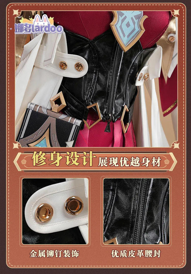 

Game Genshin Impact Linnea Cosplay Costume Uniform Halloween Carnival Party Christmas Play Role Clothes Clothing