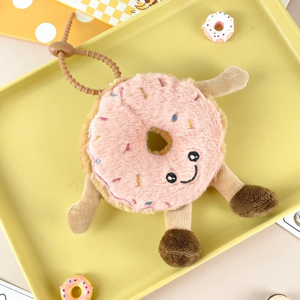 

Брелок с мультяшным имитацией пончика, кулон в виде пончика, брелоки в виде пончика, милый мягкий брелок в виде пончика, дверной ключ