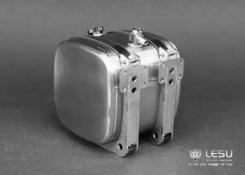 LESU 1PC Metal Hydraulic Tank B 36MM for 1/14 RC Tamiyaya Dumper Tractor Truck Model TH04740