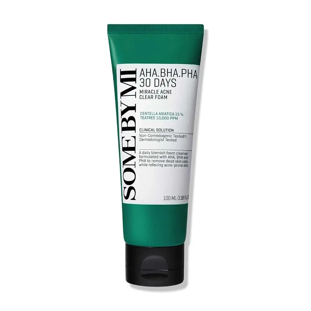 Gentle Acne Oil-Control Tea Tree Extract Facial Cleanser - Deep Cleansing Skin Calming Long-Lasting Oil-Control Daily Facial