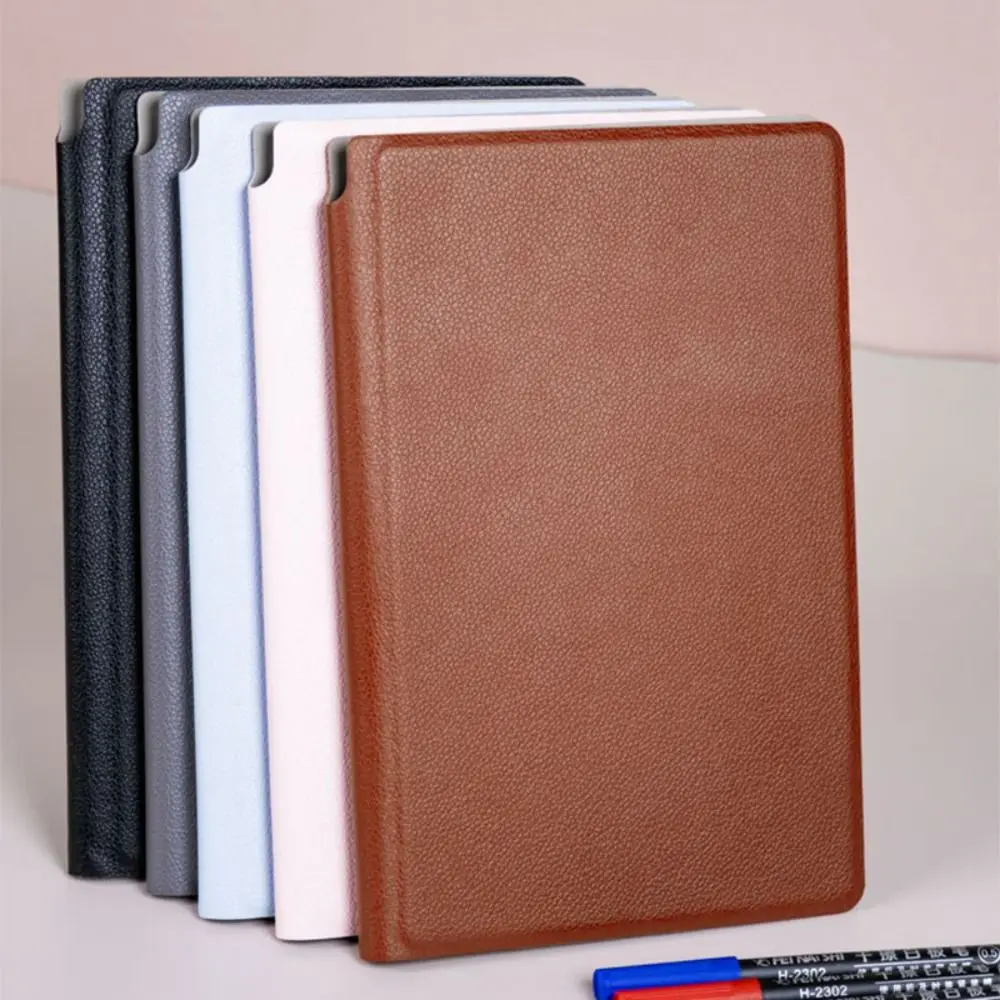 Lightweight PU Leather Whiteboard Reusable A5 Whiteboard Notebook Foldable Dry Erase Erasable Writing Board School Office