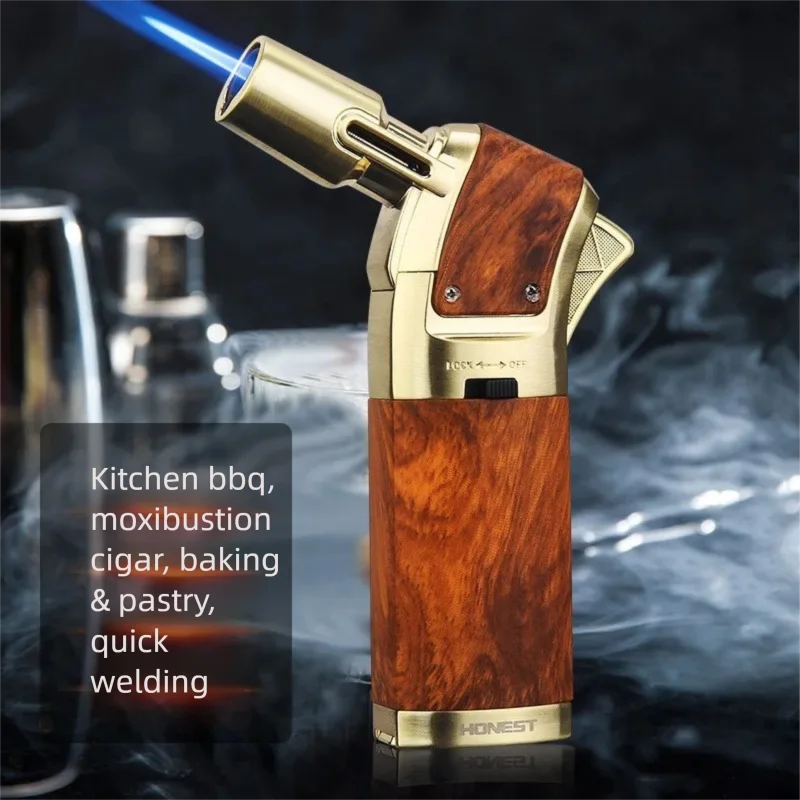 

Direct Charging Blue Flame Moxibustion Cigar Special Metal Inflatable Windproof High Temperature Spray Gun Igniter