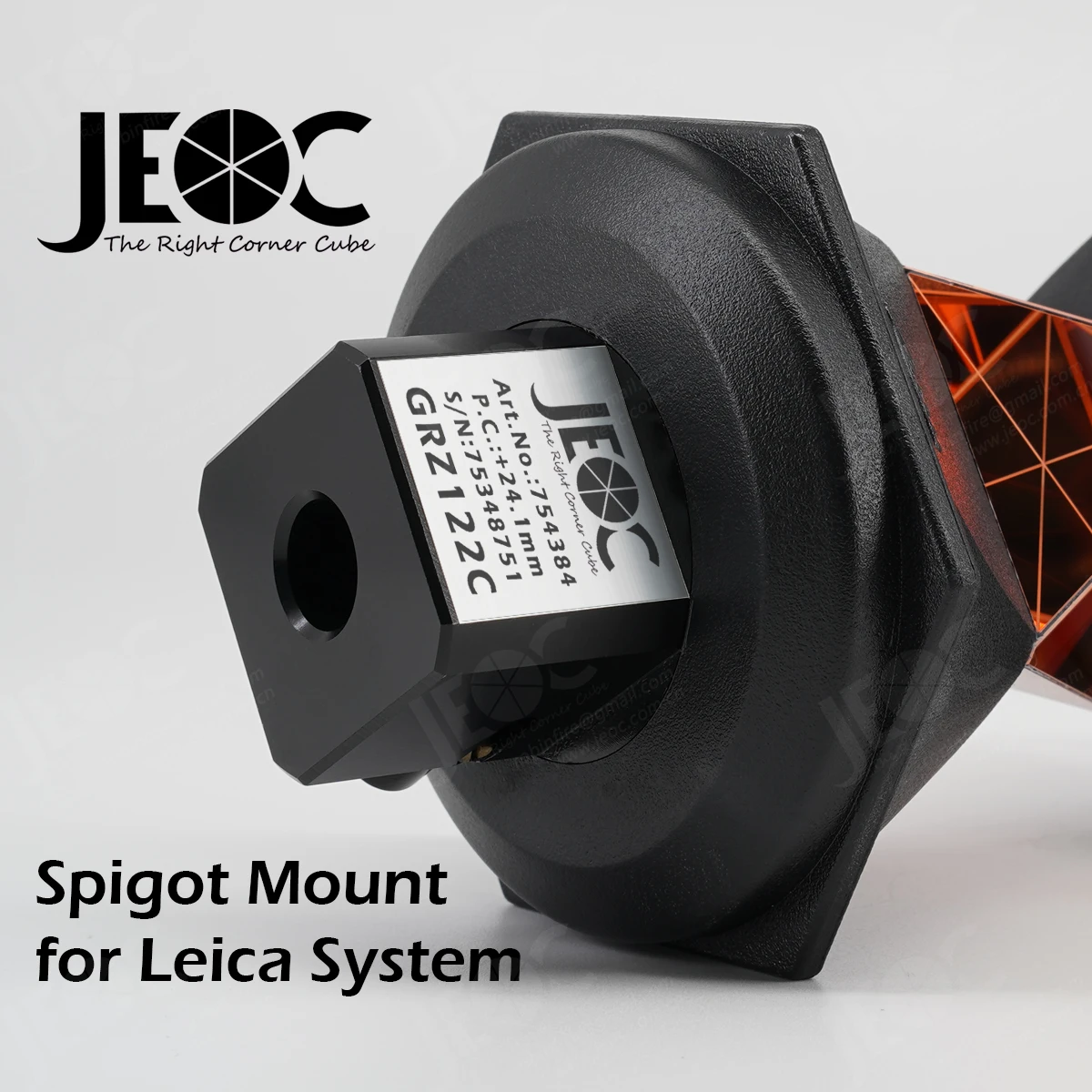 JEOC GRZ122C, 360 Degree Reflective Prism for Leica ATR Total-station, Land Surveying Equipment Accessories