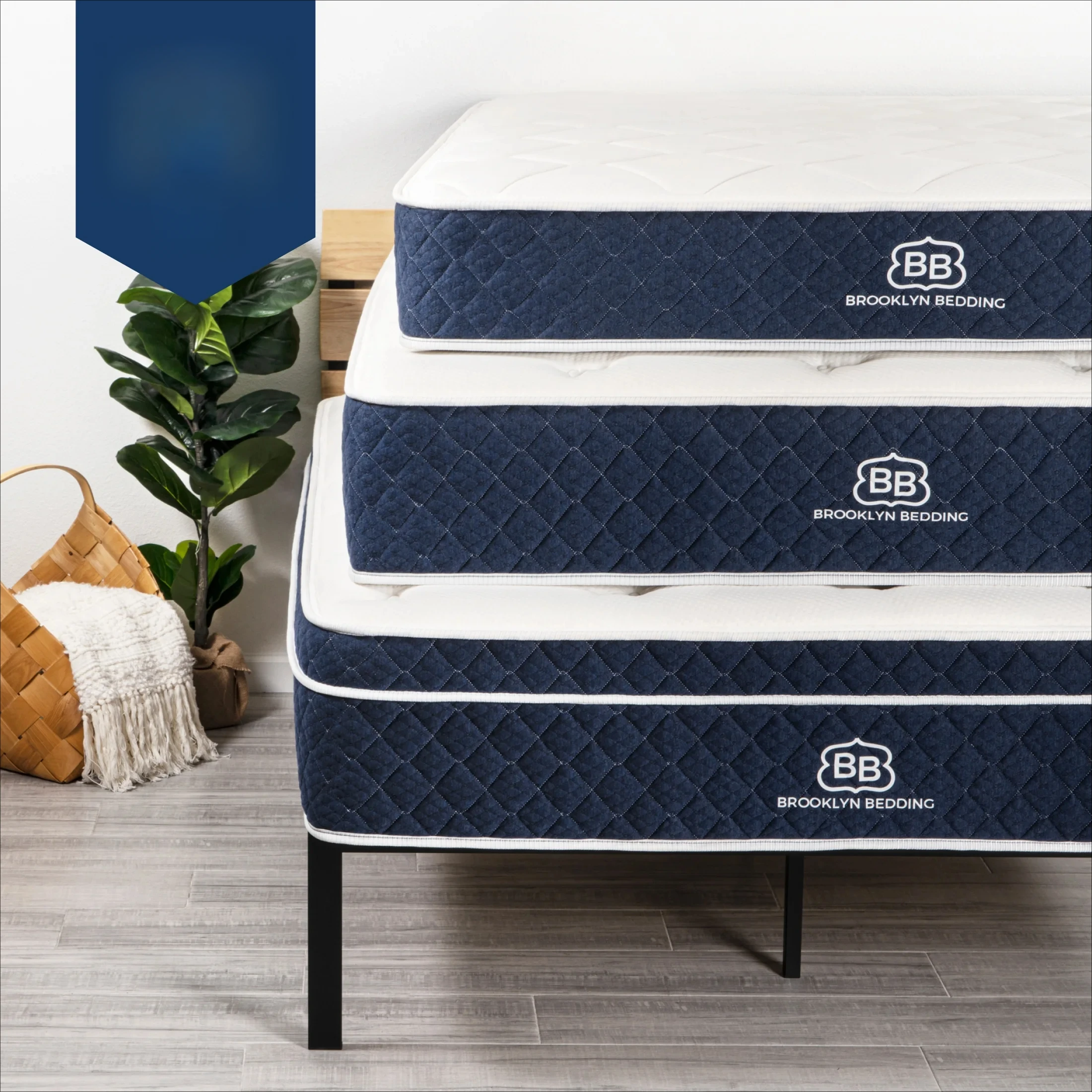 10" Standard-Twin Firm Hybrid Mattress with Cooling Cover