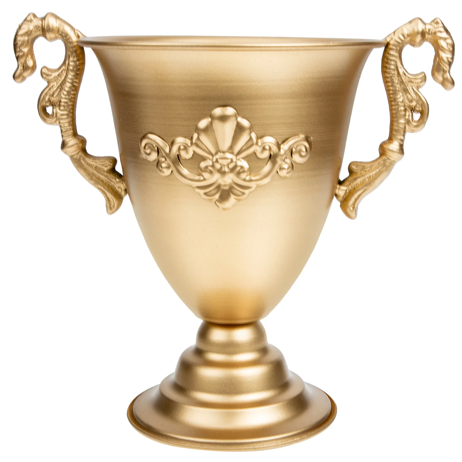

Vase Decor Golden Iron Flower Pot Decorations Home Accessories Wedding Vases Decorative