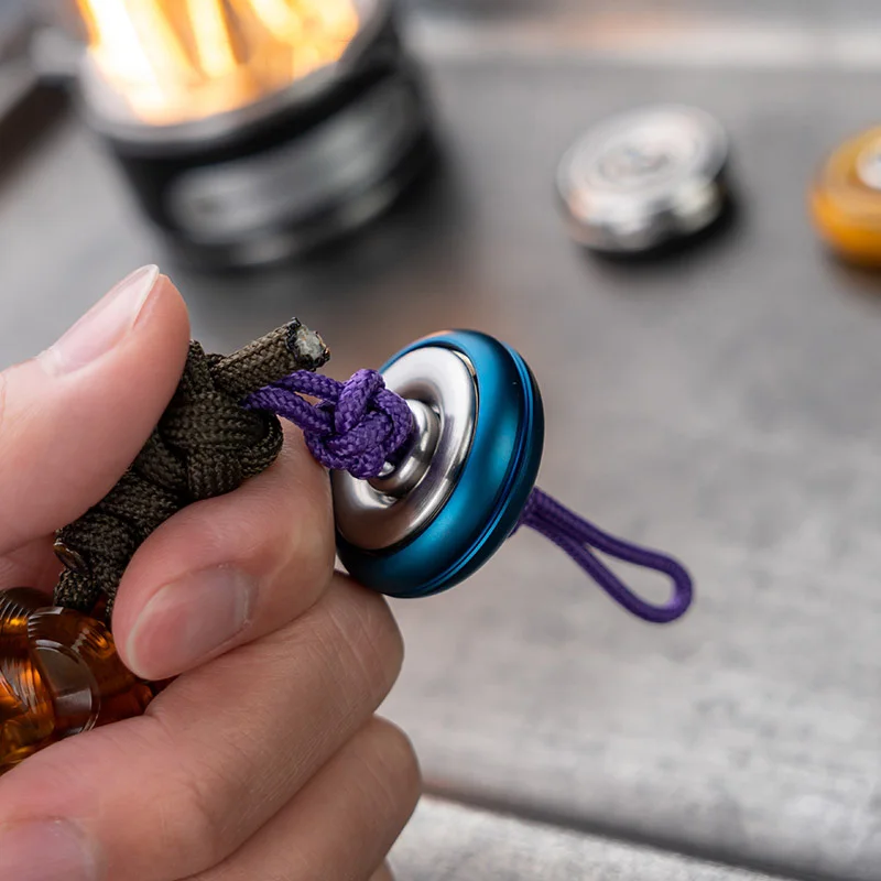 Donut EDC Mini Fidget Toy Metal Fashion Knife Pendant Necklace Pendant ADHD Tool Adult Relieve Relaxation Fidget Spinner Toys