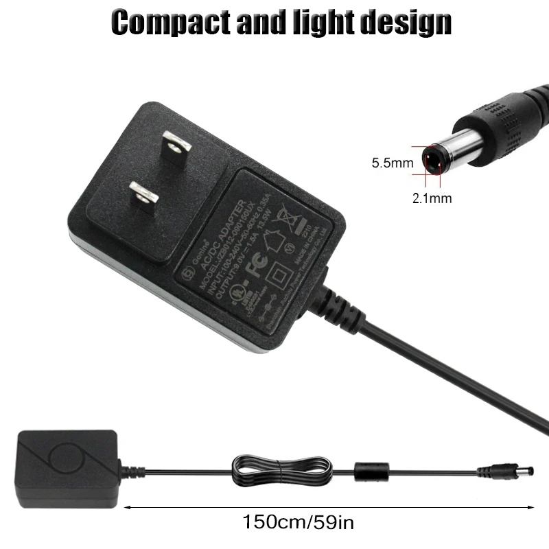 9V AC Adapter Guitar Pedal Power for Boss PSA-120S ME-80 ME-50B GT-100 GT-1 AD-10 BR-600 CE-2B BOSS Mini Katana RE-20 RC-1 DS-2