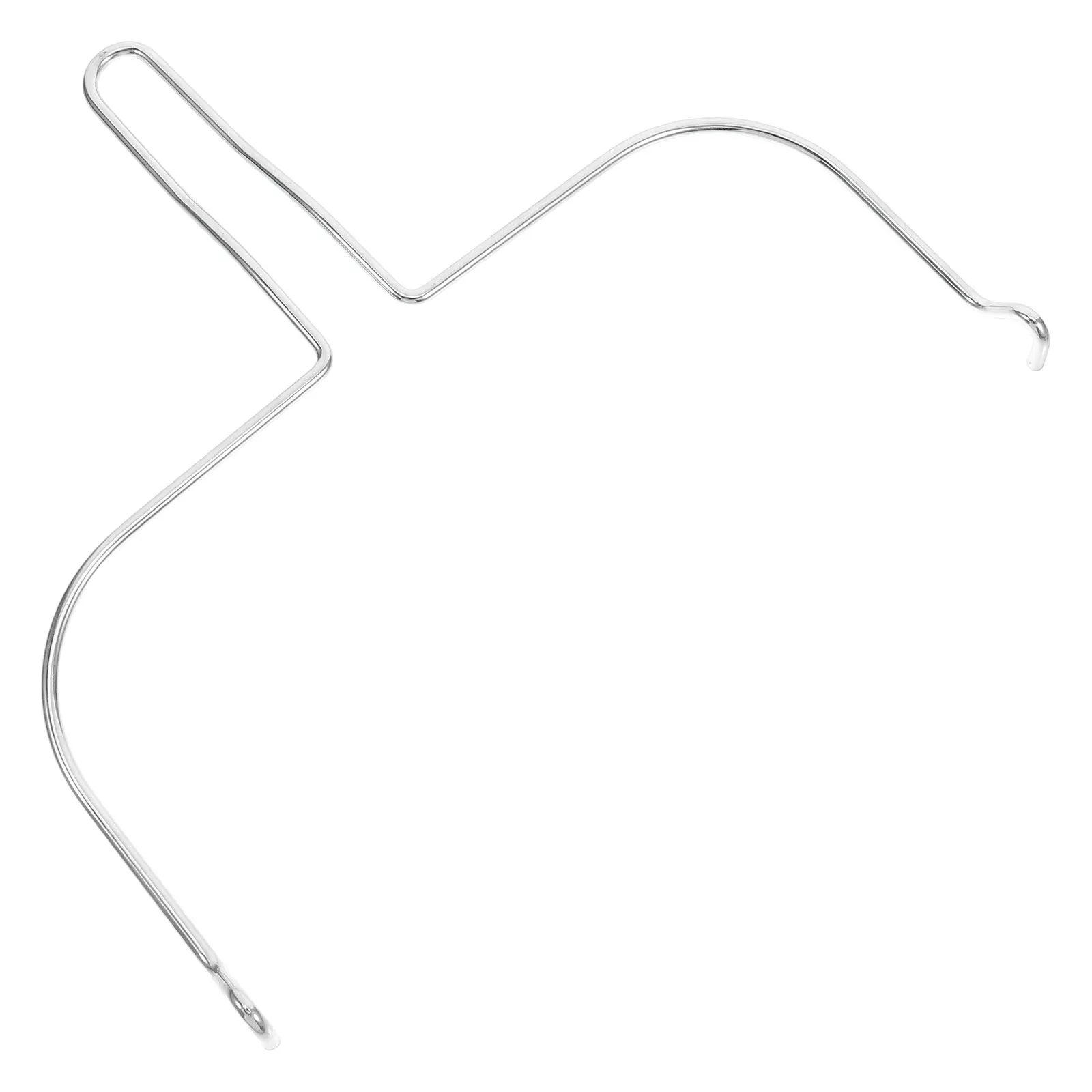 

1pcs BBQ Forks Chicken Tong Air Fryer Pickup Clip Electric Oven Roast Holder Silver Kitchen Tool Rotisserie Meat Fork Grilling