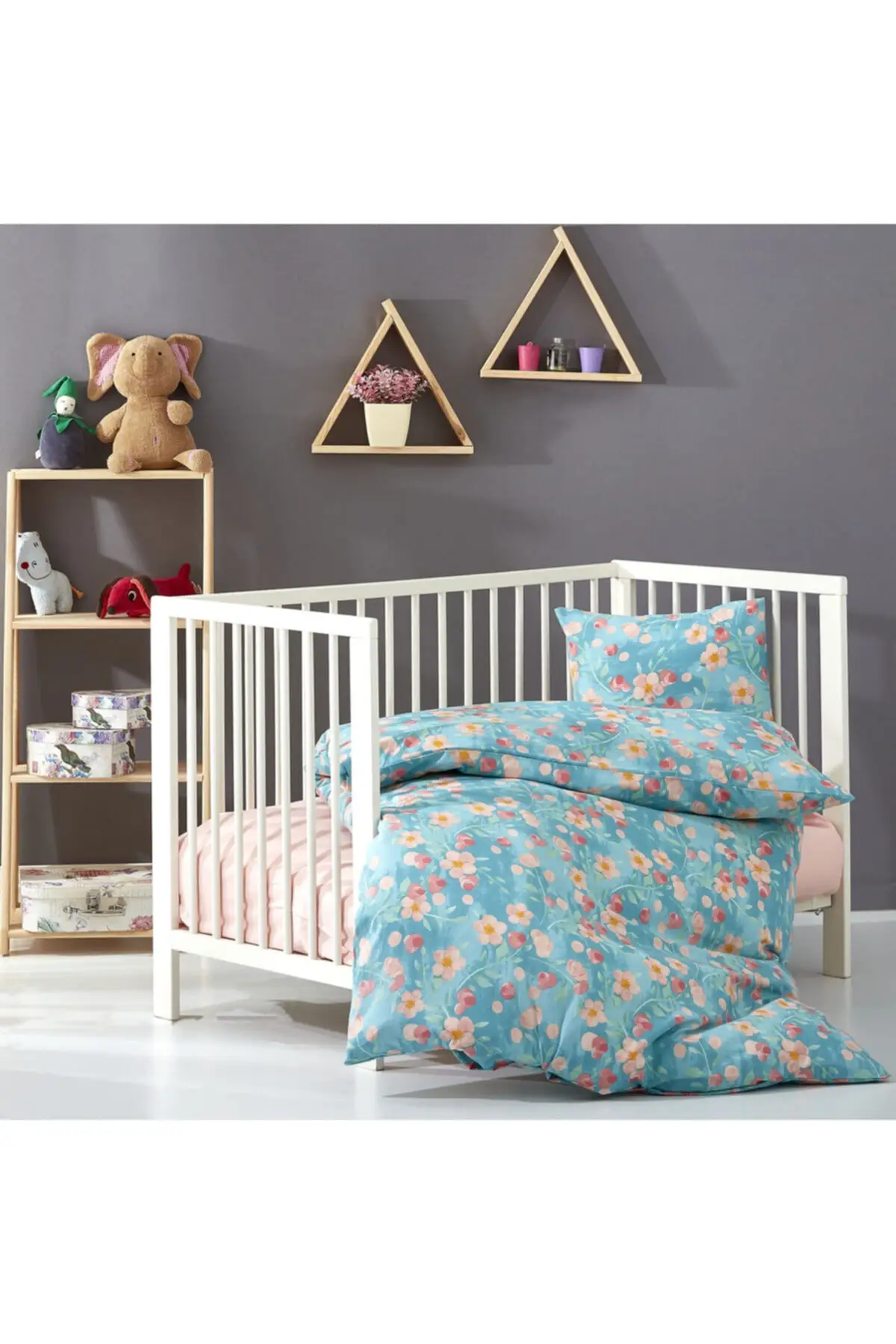 Set Nevresşm Bayi Set Penutup Selimut Bunga