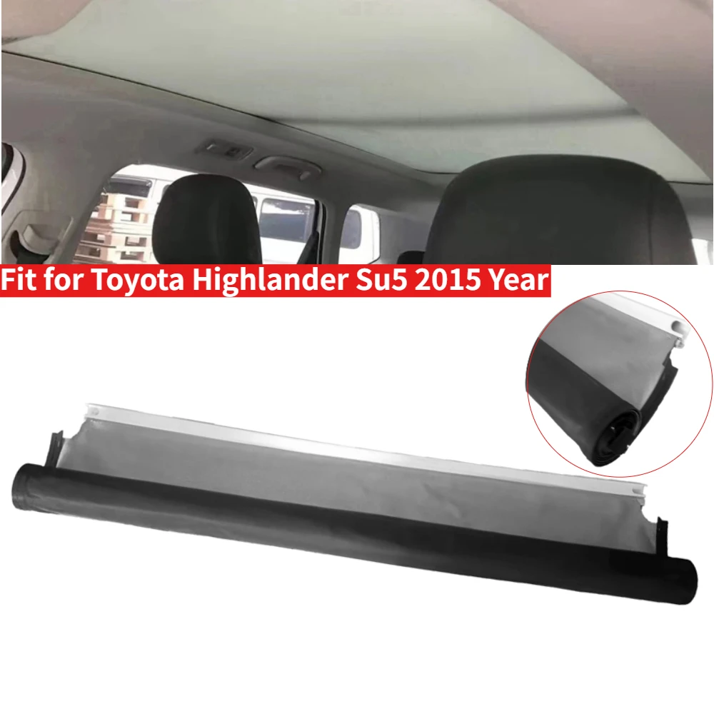 

Car Roller Sunshade Sunroof Visor Curtain Cover Assembly 63203-0E040 for Toyota Highlander Su5 2015
