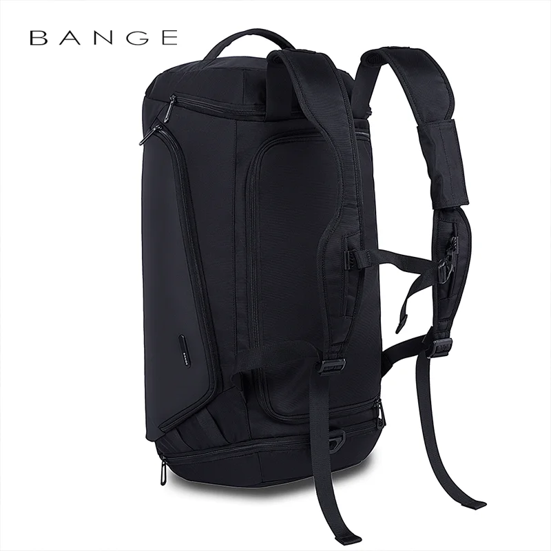 Bange Gym bag for Men Suitcase  Backpack Large Capacity Waterproof Anti-stain Men Duffle Bag Travel Hand Luggage Bags