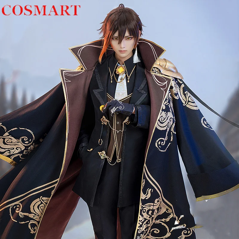 

COSMART Genshin Impact Zhongli Cosplay Costume Cos Game Anime Party Uniform Hallowen Play Role Clothes Clothing