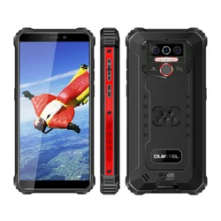 OUKITEL WP5 Mobile Phone IP68 Waterproof Android 9.0 5.5''HD+ 18:9 Quad Core 13MP MT6761 8000mAh Tri-proof Rugged Smartphone