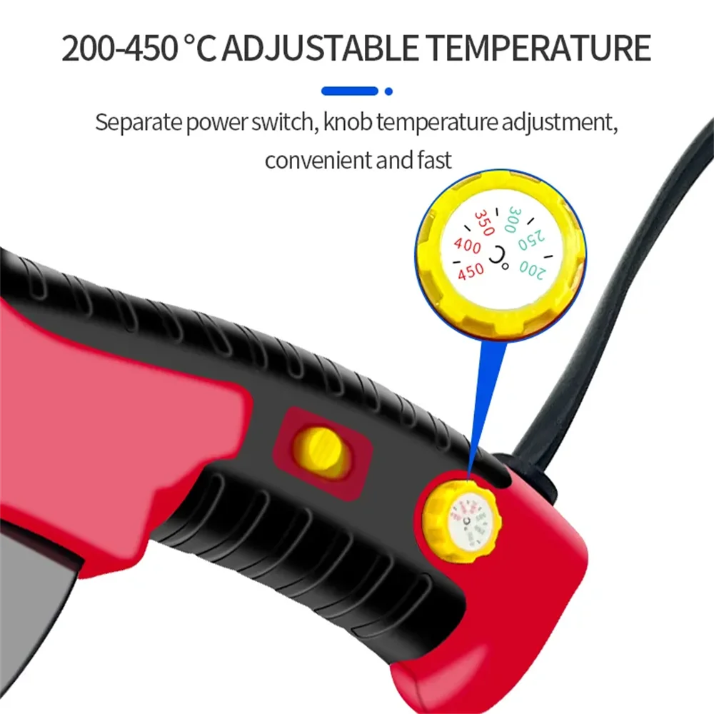 Automatic Soldering Gun Set Internal Heating Electronic Welding Repair Iron Tool Adjustment Temperature With Switch
