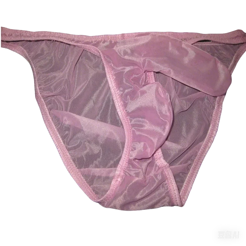 

Man's Pink Sexy See Through Elastic Net Mesh Panties Low Waist Briefs Live Show Dance FKK Party DJ Club Bar Private