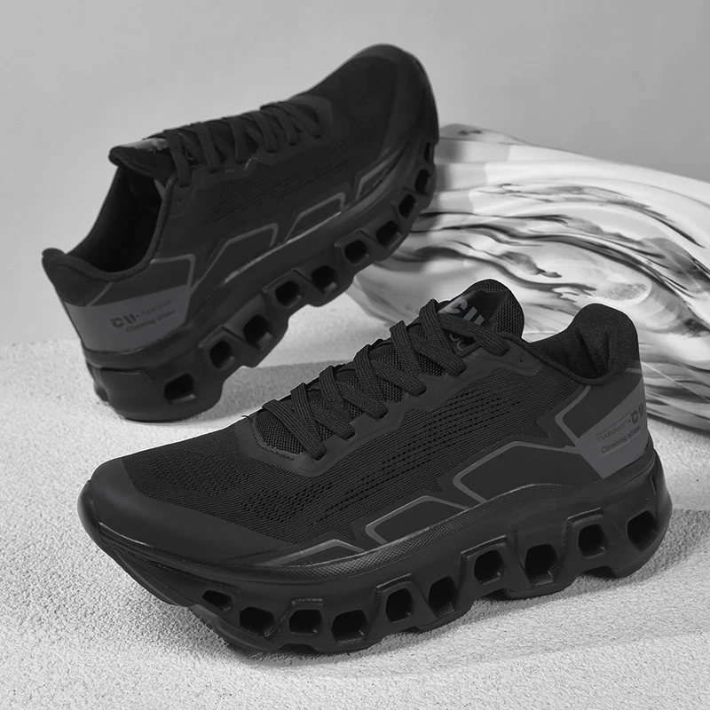 

Men's Running Shoes Non-Slip Cushioning Jogging Outdoor Breathable Couple Mesh Off-road Shoes Luxury shoes Trainer Race Sneakers