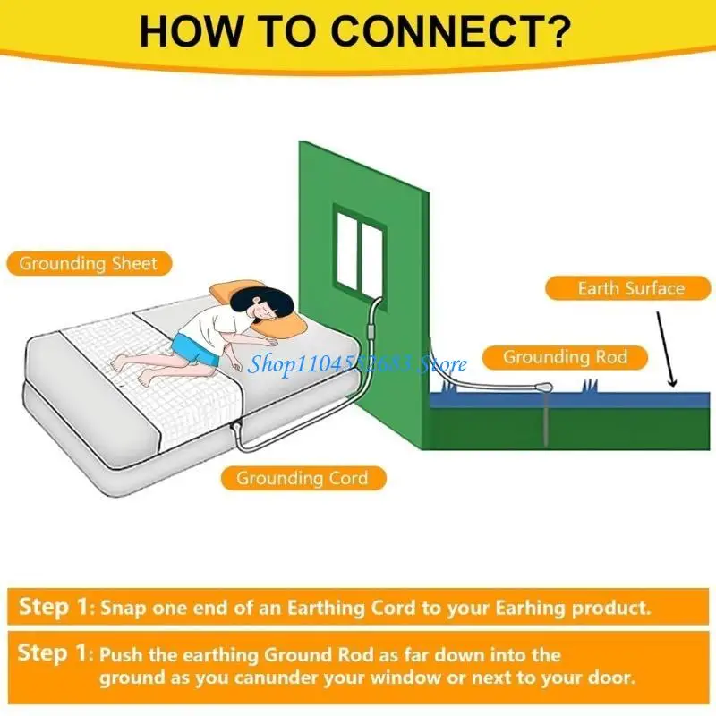 Y6GD Professional Grounding Probes Set Universal Compatibility 15ft Male Cord Included