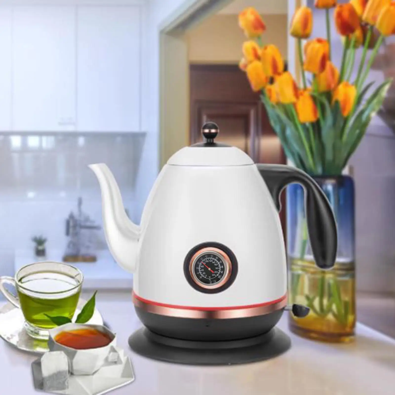 Kettle Thermometer Boiler Dial Thermometer Double Scale Durable Convenient Installation 1/4
