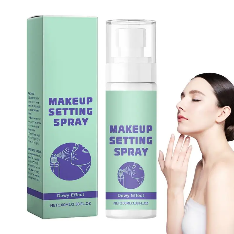 makeup setting spray Mattifying Waterproof Setting Spray Glossy Matte Base Makeup Hydrating Moisturizing Setting Spray 100ml