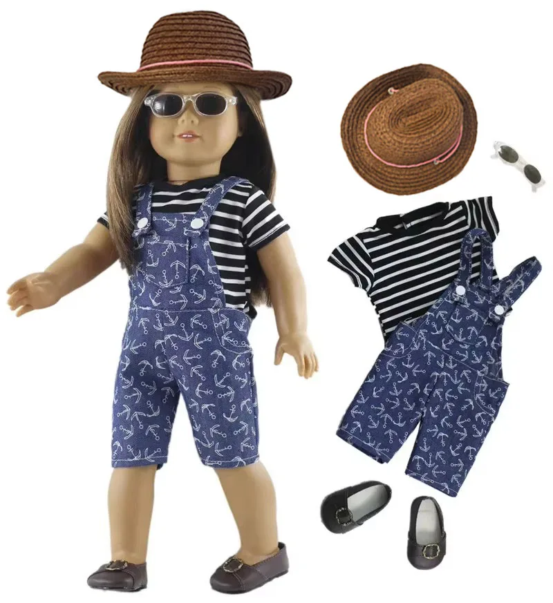 Viele Stile zur Auswahl 18-Zoll-Puppenkleidung für American Doll oder Our Generation Puppe, 18-Zoll-Puppenzubehör # 2 – Detail 14