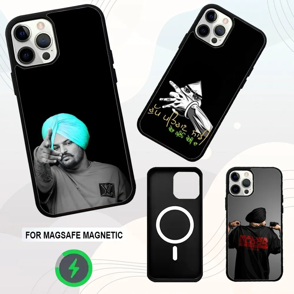 

S-Sidhu Moose W-Wala Phone Case For iPhone 16e,16,15,14,13,12,11,Plus,Pro,Max,Mini Magsafe Magnetic Wireless Charging