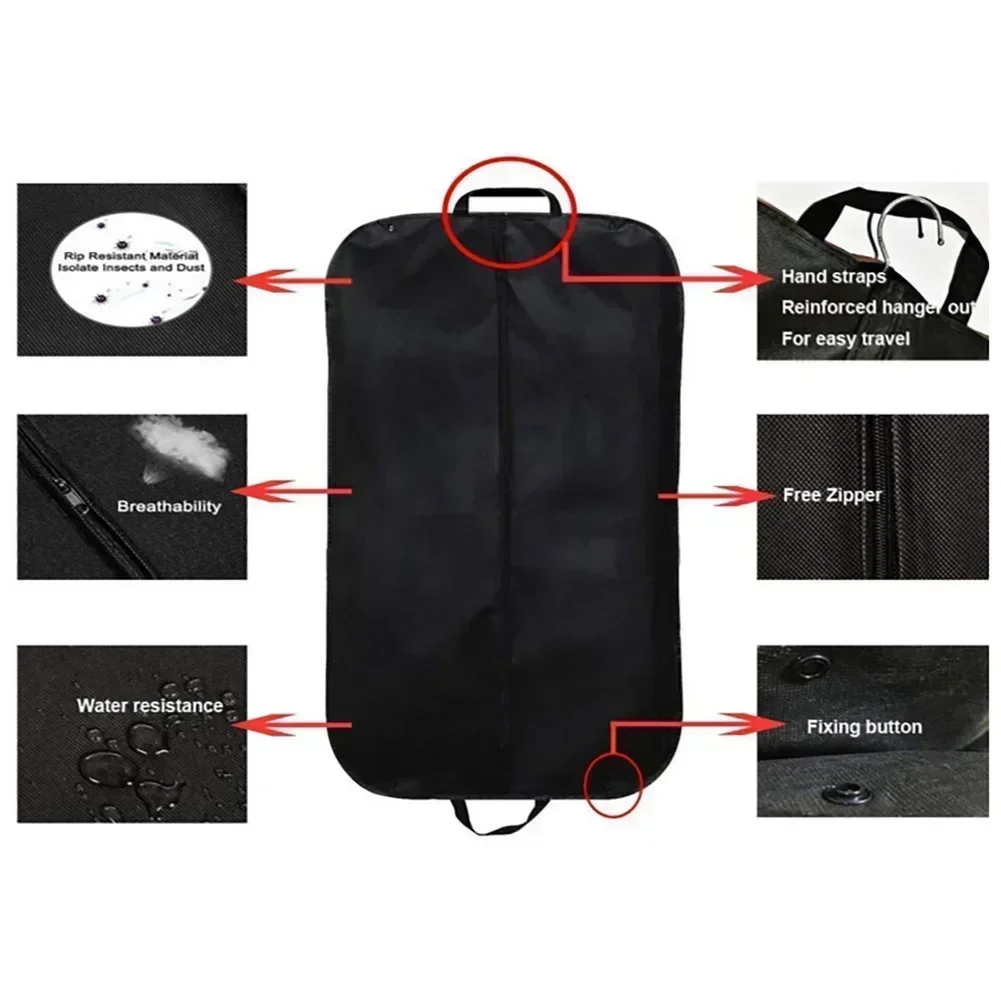 STN3 Portable dust bag for easy storage of clothes, black fashionable, popular among men and women