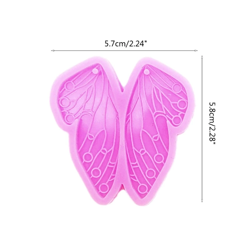 Stampo in resina per orecchini ad stampo in silicone per portachiavi, per creazione gioielli artigianali con ciondolo