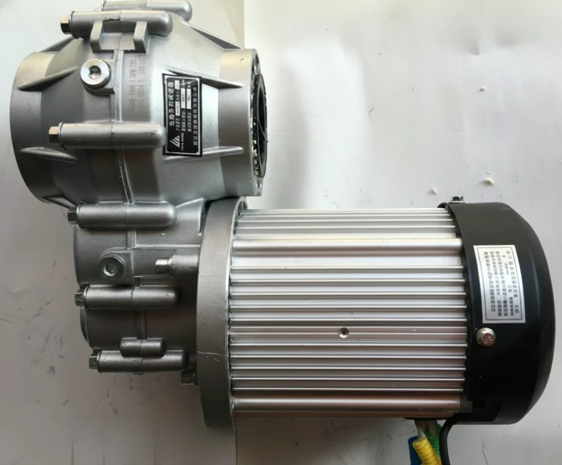 BM1412HQF-14BA 1000W 1200W 48V 60V BLDC Differential Brushless Motor for Electric Tricycle Cargo Bike Rickshaw Replacement Part