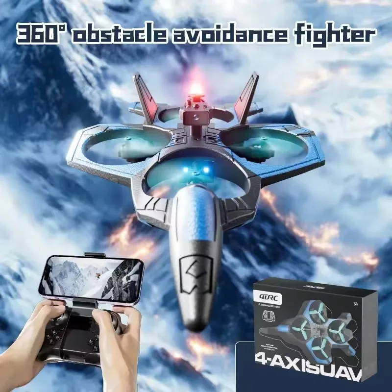 HD Camera Obstacle Avoidance Screen Drone RC Foam Aircraft Plane Remote Control Fighter Plane Glider RC Airplane for Kids Drone