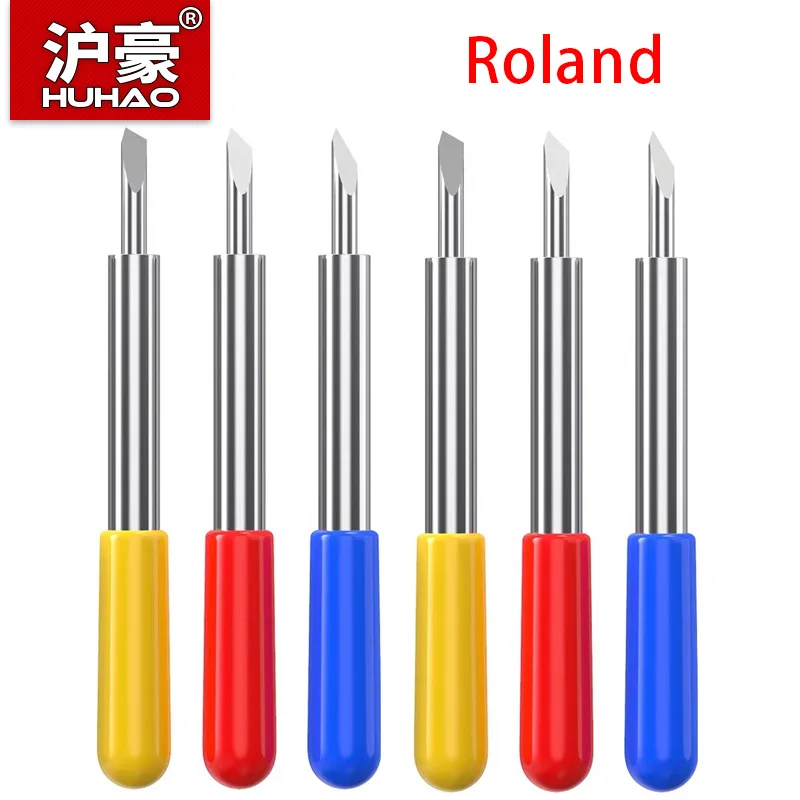

HUHAO Roland Cutting Blade 30/45/60 Degree Vinyl Cutter Plotter Knife for Mimaki Cutter Roland Blade Plotter Knife