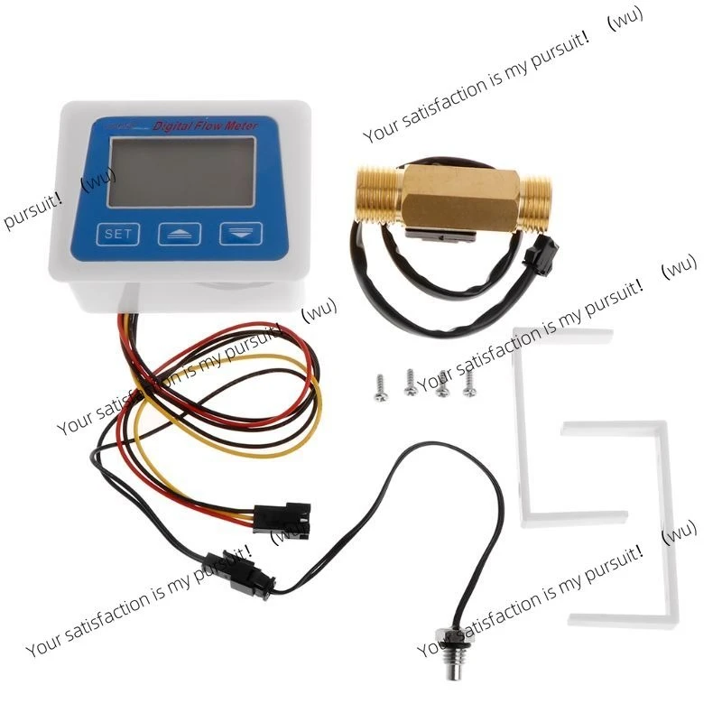 

ZOCI-цифровой ЖК-дисплей, датчик расхода воды, расходомер, точеметр, запись температуры и времени с G1/2 дюйма, с подсветкой