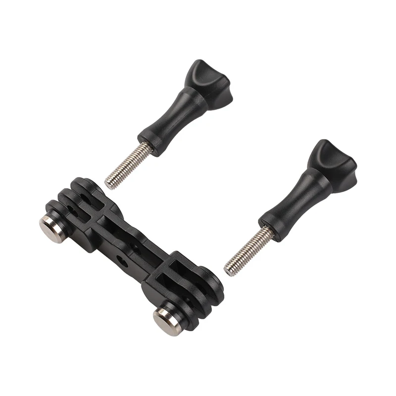 Dual Holder Bracket อะแดปเตอร์ขาตั้งกล้องสำหรับ GoPro Hero 11 10 9 8 7 6 5 Xiaomi Sjcam Eken Go pro Action อุปกรณ์เสริมกล้อง