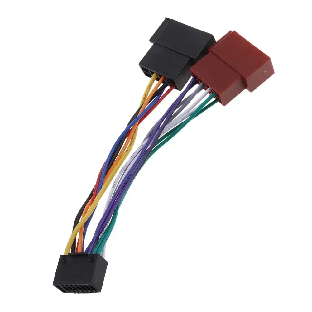 Connector ISO Standard Harness For Audio Adaptor Car 1Pieces Accessories For Parts Replacement Stereo 16 Pin